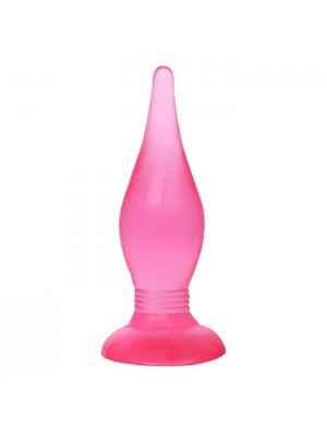 Anal Alıştırıcı Plug Pembe Renk Vantuzlu