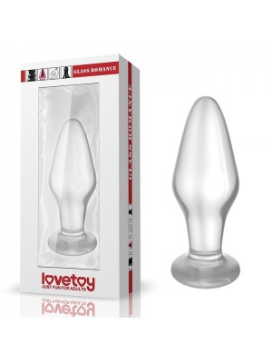 Pürüzsüz Cam Anal Tıkaç 10cm