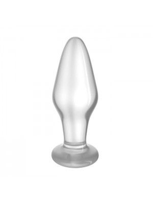 Pürüzsüz Cam Anal Tıkaç 10cm