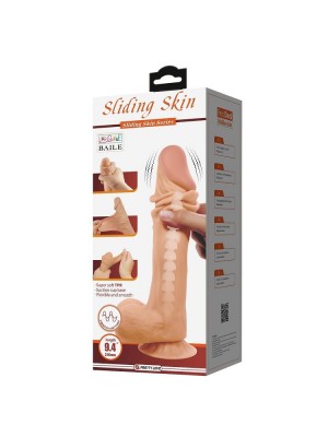 Kıkırdaklı Çift Katmanlı Gerçekçi Titreşimli Vibratör Kemerli Penis 24cm