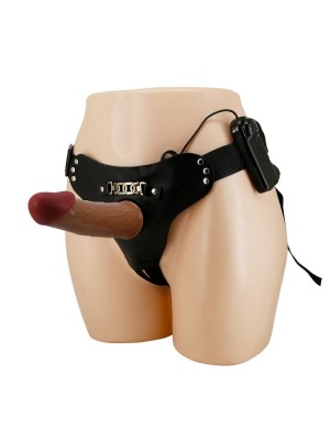 Testissiz İçi Boş Protez Titreşimli Melez Penis