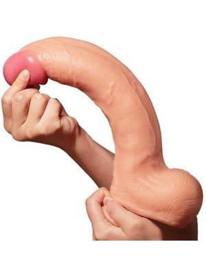 Doğal Doku Çift Katmanlı 30,5cm Extra Büyük Penis