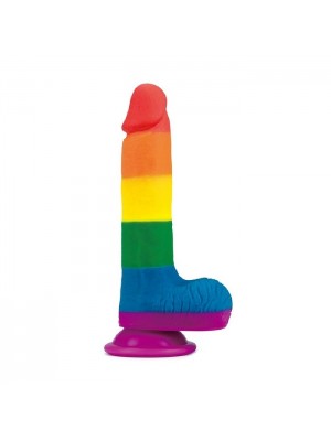 Renkli Realistik Vantuzlu Dildo Penis 20cm