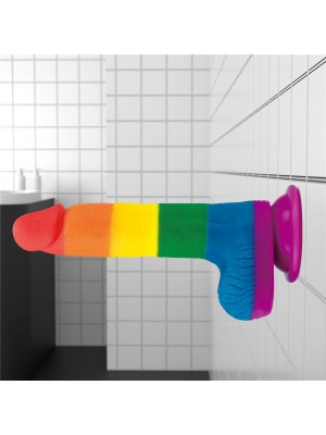 Takma Kemerli Renkli Realistik Dildo Penis 20cm