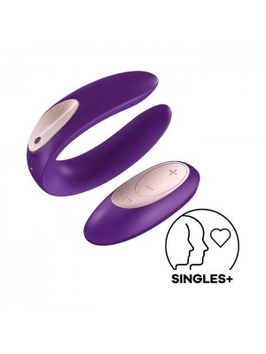 Satisfyer Double Plus USB Şarjlı 10 Titreşimli Uzaktan Kumandalı Vibratör