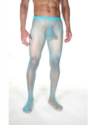 Erkek Fileli Transparan Külotlu Çorap