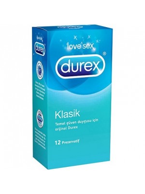 Durex Klasik Prezervatif / 12li Extra Kayganlaştırıcılı