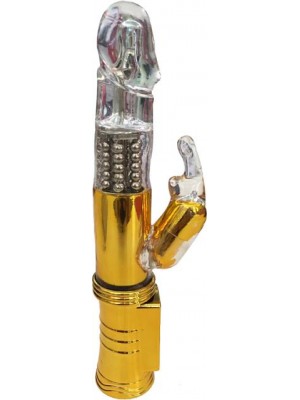 G1 Vibe Oynarbaşlı Altın Renkli Tavşan Vibratör