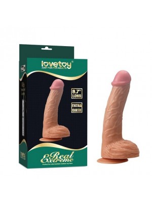 Gerçekçi Dokulu 22 Cm Yumuşak Dildo