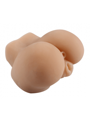 Lifelike Titreşimli Realistik Bayan Kalça 3D Vajina Anüs